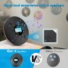 HOTT Portable CD Player Built-in 4 Speakers Bluetooth 5.3 Anti Skip CD Player,FM Transmitter,A-B Repeat AUX Cable Rechargeable 1800mAh Small CD Players for Car view 2