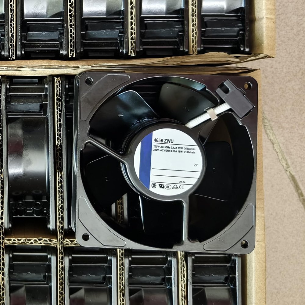 AC230V 0.12A 19/18W 4656ZWU 12038 12cm 2-pin high Temperature Resistant Cooling Fan