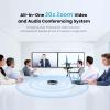 20x Zoom Conference Room Camera System TONGVEO All-in-1 Video and Audio Conferencing System 20X Optical Zoom USB3.0 HDMI PTZ Camera and Conference speaker with microphone Bundle for large Meeting Room view 4
