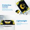360 Degree Rotation Case for 6.8" Kindle Paperwhite 11th Generation 2021 and Kindle Paperwhite Signature Edition, Smart Standing Protective Cover with Auto Sleep/Wake, Sunflower Girl with Tattoos view 4