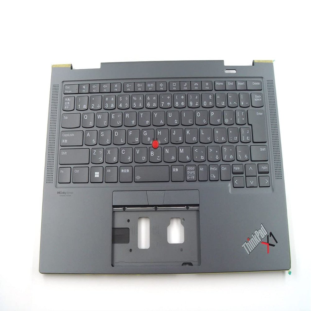 Bayjebu Parts for Lenovo ThinkPad X1 Yoga 7th Gen Palmrest with Japanese Backlit Keyboard for WWAN Version 5M11H45861