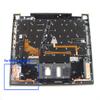 Bayjebu Parts for Lenovo ThinkPad X1 Yoga 7th Gen Palmrest with Japanese Backlit Keyboard for WWAN Version 5M11H45861 view 2
