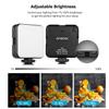 Andoer Selfie Light with Clip Professional Video Light Phone Selfie Light Photo Video Light Mini Dimmable Video Light 2500K-6500K Photo Light for iPhone iPad Laptop Camera view 4
