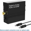 FDBV Digital to Analogue Audio Converter Digital Optical (Toslink) to Analog L/R RCA & 3.5mm Jack DAC Converter view 3