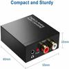 FDBV Digital to Analogue Audio Converter Digital Optical (Toslink) to Analog L/R RCA & 3.5mm Jack DAC Converter view 4