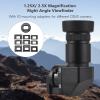 Andoer Camera Viewfinder Magnification 1.25X/2.5X Right Angle Viewfinder with 10 Mount Adapters Replacement for Canon Nikon Pentax Olympus Leica Fujifilm DSLR Camera view 4