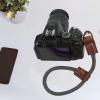 Camera Wrist Strap, Hand Wrist Strap Lanyard,Light Weight Round Rope Quick Release SLR Camera Strap with Adjustable Strap for DSLR SLR Mirrorless (Black) view 3
