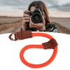 Camera Wrist Strap, Hand Wrist Strap Lanyard,Light Weight Round Rope Quick Release SLR Camera Strap with Adjustable Strap for DSLR SLR Mirrorless (Orange) view 3