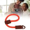 Camera Wrist Strap, Hand Wrist Strap Lanyard,Light Weight Round Rope Quick Release SLR Camera Strap with Adjustable Strap for DSLR SLR Mirrorless (Orange) view 4