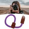 Camera Wrist Strap, Hand Wrist Strap Lanyard,Light Weight Round Rope Quick Release SLR Camera Strap with Adjustable Strap for DSLR SLR Mirrorless () view 2