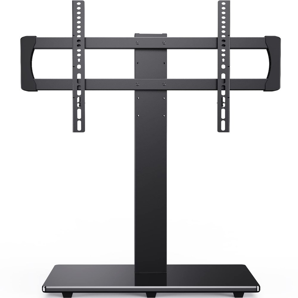 Marsail Universal TV Stand Base for 44-85 Inch LCD OLED Flat/Curved Screen TVs-Height Adjustable/Tall/Larger Table Top TV Stand Mount with Cable Management, VESA 800x400mm