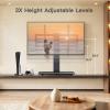 Marsail Universal TV Stand Base for 44-85 Inch LCD OLED Flat/Curved Screen TVs-Height Adjustable/Tall/Larger Table Top TV Stand Mount with Cable Management, VESA 800x400mm view 2