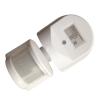 Motion Sensor, 110V220V Infrared Technology Motion Detector Automatic Dusk to Dawn Adjustable Detection Range Fixture Mount 180 Degree Sensing Light Switch for Wall Indoor Outdoor Security Activated view 2