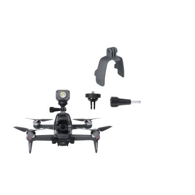 BTG DJI FPV Drone Action Camera Mount Holder for DJI Action 5 4 3 2/Pocket 3 2 /GoPro Series/Fimi Palm 2 / Insta360 X3 Go 3S ONE X2 R/Night Light/Fill Light Sport Camera Mount Extensions