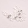 10 Pieces Heat Shrinkable Crimp Solder Sleeves Butt Connectors Compatible With 01 05 mm Cable Transparent White Lenght24 mm view 2