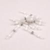 10 Pieces Heat Shrinkable Crimp Solder Sleeves Butt Connectors Compatible With 01 05 mm Cable Transparent White Lenght24 mm view 4