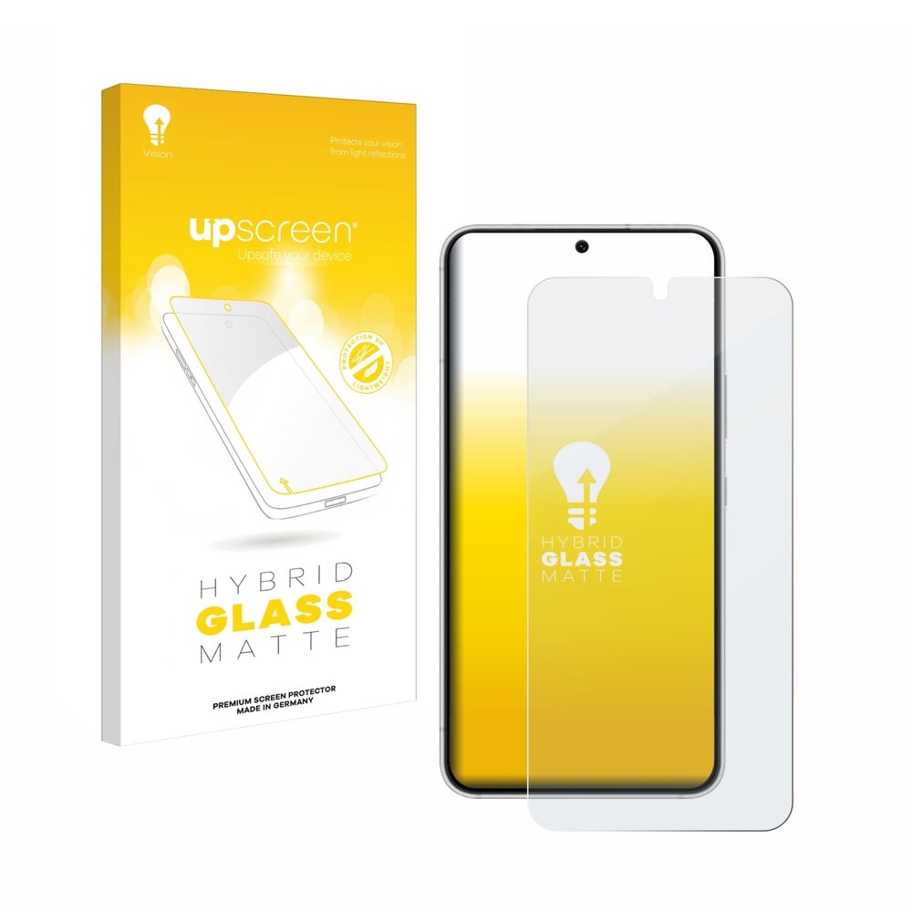 upscreen Matte Screen Protector Glass Film compatible with Samsung Galaxy S22 Enterprise Edition - Anti-Glare, Anti-Fingerprint, 9H Glass Protection