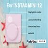 Fujifilm INSTAX Mini 12 Instant Film Camera (Blossom Pink) + Fuji Single Pack - 10 Prints Protective Case Pink Photo Album Travel Stickers Bundle! view 4