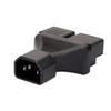 Strhowill C14 to 5-15R AC Adapter IEC320 C14 Male to Dual 5-15R Female Y Type Splitter Extension Power Adapter view 2
