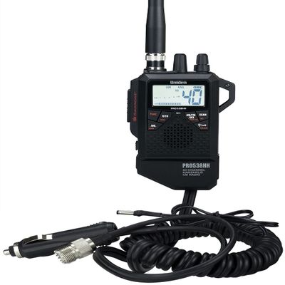 Uniden PRO538HHFM, 2 in 1 Dual Handheld/Mobile Emergency CB Radio with New FM Mode, Full 40 Channels, NOAA Weather Alerts, and Selectable 4-Watts HI/1-Watt Low Output Power.