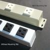 48" Metal Power Strip with 10 20A Outlets (NEMA 5-20R, and NEMA 5-20P Plug), 9' Cord (12 Gauge) view 3