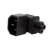 Strhowill IEC320 C14 to C5 Down Angled Power Adapter,C14 to C5 90 Degree Right turn Power Extension Adapter view 2