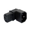 Strhowill C14 to C13 Power Adapter IEC 320 Male C14 to C13 Down Direction Right Angled 90 Degree IEC Female Power Extension Adapter Wall-Mounted LCD TV view 2