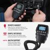 Cobra 75 All Road Wireless CB Radio - Dual-Mode AM/FM, Full 40 Channels, Bluetooth Connectivity, Digital Noise Cancellation, Waterproof, Instant Channel 9, 4-Watt Output, Easy to Operate, Black view 3