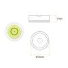 HARFINGTON 4pcs Round Bubble Level 13x7mm Mini Circular Bullseye Spirit Levels for Leveling Camera Tripod Telescope Workshop Turntable Pictures Frame, Lime view 2