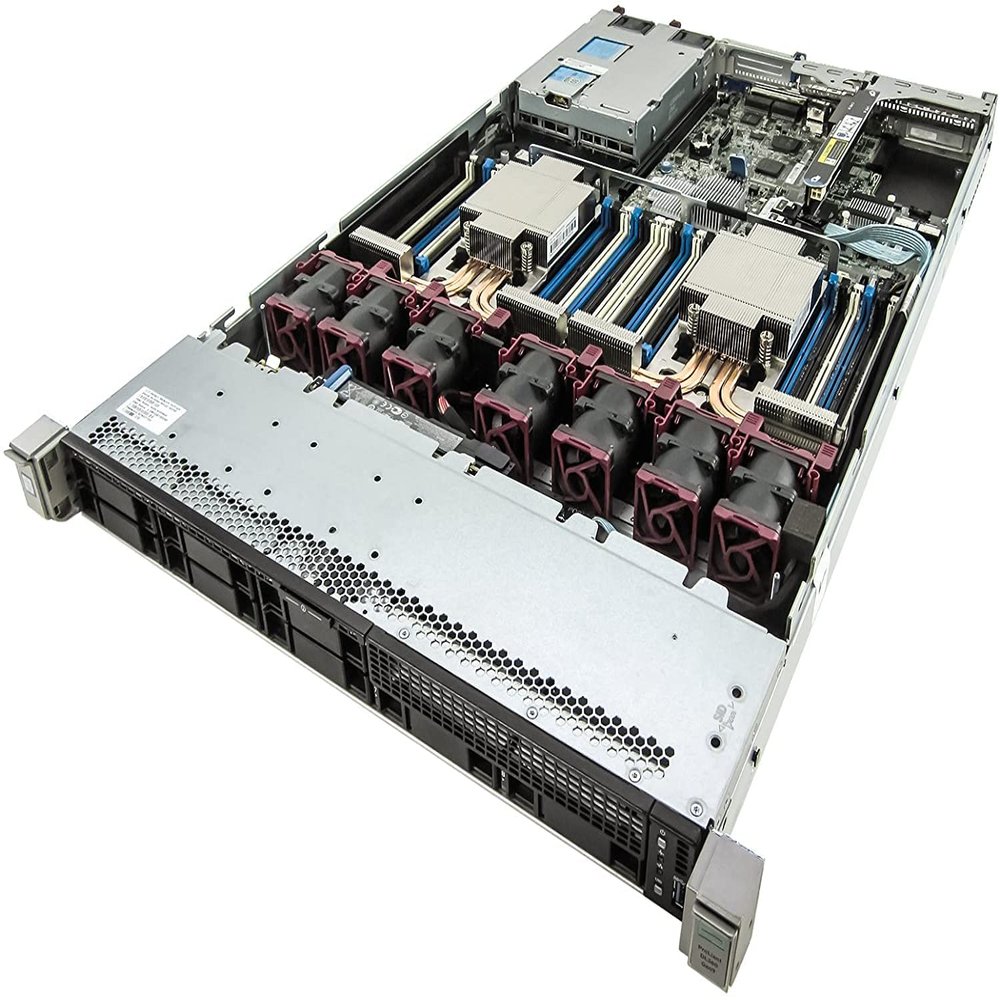 HP ProLiant DL360 Gen9 8 x SFF Server 2 x E5-2660V3 2.60Ghz 20 Cores 96GB RAM P440ar RAID 2x500W PSU 2GB Cache (Renewed)