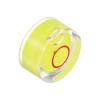 HARFINGTON 4pcs Round Bubble Level 12x6mm Mini Circular Bullseye Spirit Levels for Leveling Camera Tripod Telescope Workshop Turntable Pictures Frame Carpentry Measuring, Yellow view 3
