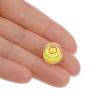 HARFINGTON 4pcs Round Bubble Level 12x6mm Mini Circular Bullseye Spirit Levels for Leveling Camera Tripod Telescope Workshop Turntable Pictures Frame Carpentry Measuring, Yellow view 4