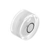 HARFINGTON 4pcs Round Bubble Level 18x9mm Mini Circular Bullseye Spirit Levels for Leveling Camera Tripod Telescope Workshop Turntable Pictures Frame Carpentry Measuring, White view 3