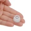 HARFINGTON 4pcs Round Bubble Level 18x9mm Mini Circular Bullseye Spirit Levels for Leveling Camera Tripod Telescope Workshop Turntable Pictures Frame Carpentry Measuring, White view 4