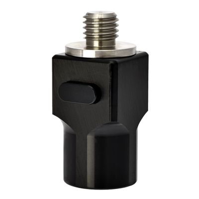 AdirPro 60 MM Anti-Rotation Quick Release - Screws to Male Thread of Prism Pole or GPS Rod & Converts Any GNSS Receiver or Prism with 5/8x11 Thread to a Quick Release