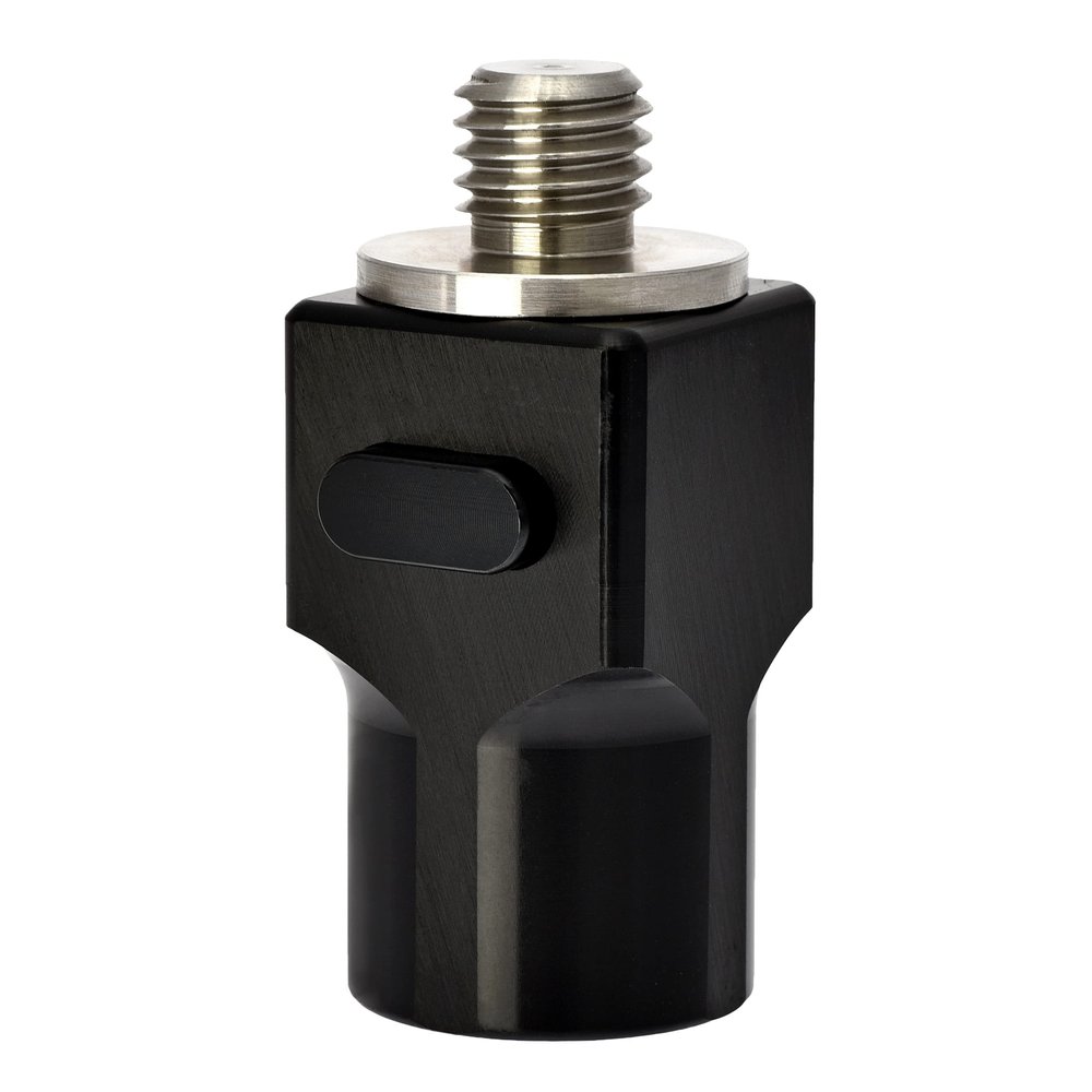 AdirPro 60 MM Anti-Rotation Quick Release - Screws to Male Thread of Prism Pole or GPS Rod & Converts Any GNSS Receiver or Prism with 5/8x11 Thread to a Quick Release