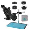 2K 4K 48MP HDMI USB 3.5-90X Zoom Trinocular Stereo Microscope Camera Set for Soldering Repair (Color : 48MP 4K 2K HDMI USB A) view 1
