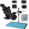 2K 4K 48MP HDMI USB 3.5-90X Zoom Trinocular Stereo Microscope Camera Set for Soldering Repair (Color : 48MP 4K 2K HDMI USB A) view 2