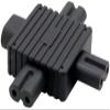 Strhowill IEC320 Figure 8 C8 Male to 3X Female C7 Splitter Power Adapter view 2