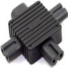 Strhowill IEC320 Figure 8 C8 Male to 3X Female C7 Splitter Power Adapter view 4