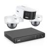 ANNKE HDCK680 PoE Security Camera System, 8CH 4K NVR Recorder with 1x 6MP Dual-Lens 180 Camera Outdoor and 2X 4K Wired IP Cameras Cameras, AI Motion Detection, Remote Access, No HDD view 1