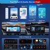 XTRONS 12.3 IPS Touch Screen Car Stereo for BMW E90 E91 E92 E93 with No Original Display, Android 13 Radio GPS Navigation for Car, Snapdragon 680 8GB RAM 128GB ROM Built-in Car Play Android Auto WiFi view 4