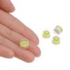 HARFINGTON 4pcs Round Bubble Level 10x6mm Mini Circular Bullseye Spirit Levels for Leveling Camera Tripod Telescope Workshop Turntable Pictures Frame, Lime view 4