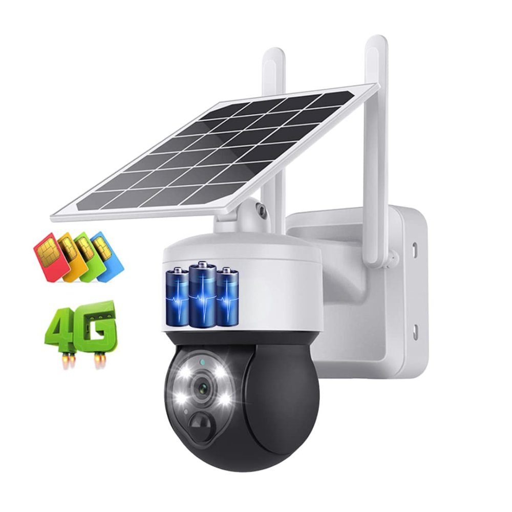 Get Unmatched Security for Your Outdoor Spaces with Our Solar-Powered 4G SIM Camera, 7500mAh Battery, IP66 Rated, 2-Way Talk, and Advanced Motion Detection - Perfect for Reliable Surveillance!
