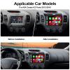 CAMECHO 2+64G for KIA Forte Cerato K3 2013-2018 Android 13 Car Stereo with Wireless Apple CarPlay Android Auto 9" Touch Screen with Backup Camera GPS Navigation HiFi WiFi Bluetooth FM RDS Head Unit view 2