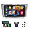 [2G+32G] Car Radio for Toyota Camry 2007 2008 2009 2010 2011, 9 inch Android 11 Touch Screen Stereo, Carplay/Android Auto/WiFi/1080P/SWC/Bluetooth/Mirror Link+AHD Backup Camera+MIC view 1