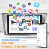 [2G+32G] Car Radio for Toyota Camry 2007 2008 2009 2010 2011, 9 inch Android 11 Touch Screen Stereo, Carplay/Android Auto/WiFi/1080P/SWC/Bluetooth/Mirror Link+AHD Backup Camera+MIC view 3