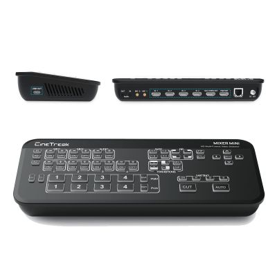 JYYXF Mixer Mini FHO Live-Streaming Switcher,1080P60, FHD 4-CH HDMI USB 3.0 FHD Video Capture for Live-Streaming OBS One Click On Air for Facebook YouTube Instagram TikTok