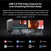 JYYXF Mixer Mini FHO Live-Streaming Switcher,1080P60, FHD 4-CH HDMI USB 3.0 FHD Video Capture for Live-Streaming OBS One Click On Air for Facebook YouTube Instagram TikTok view 3
