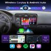 Built-in DSPAndroid Car Stereo for Honda Civic 2001 2002 2003 2004 2005 Radio Wireless Carplay Android Auto GPS Chip,Podofo 9 Inch Touch Screen 26UIs Mirror Link Bluetooth WiFi FM/RDS Backup Camera view 3